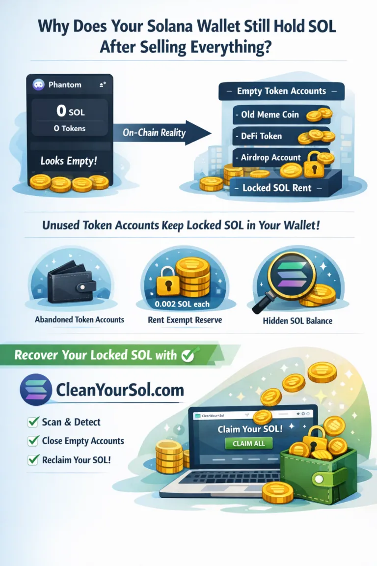 Why Your Solana Wallet Still Holds SOL After You Sell Everything